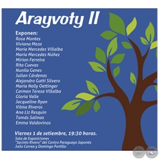 Arayvoty II - Exposicin de Artes Visuales - Viernes, 1 de Setiembre de 2017